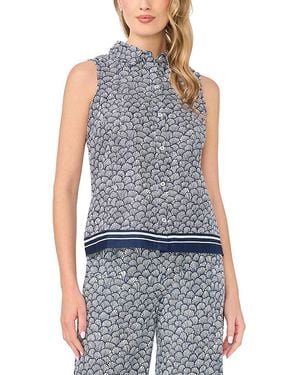 Cece Sleeveless Shirt - Blue
