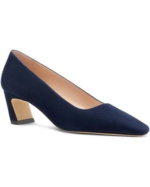 Stuart Weitzman Stassi Suede Pumps - Blue