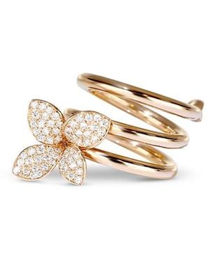 Pasquale Bruni 18K Petit Garden Diamond Flower Coil Ring, 0.45 Tcw - White