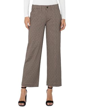 Liverpool Los Angeles Wide Leg Cropped Pants - Grey