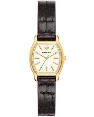 Tory Burch Small Eleanor Curve Watch, 23Mm X 31Mm - Metallic