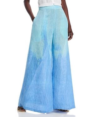 KAHINDO Flared Ombre Pants - Blue