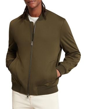 Ted Baker Reznor Jersey Bomber Jacket - Green