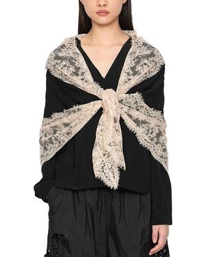 Sea Lisette Blouse With Scarf - Black