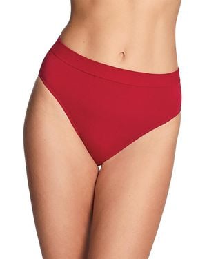 Wacoal B. Smooth Seamless High-Cut Briefs - Red