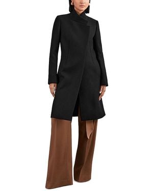 Reiss Petite Max Coat - Black