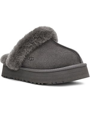 UGG Disquette Slip On Flats - Gray