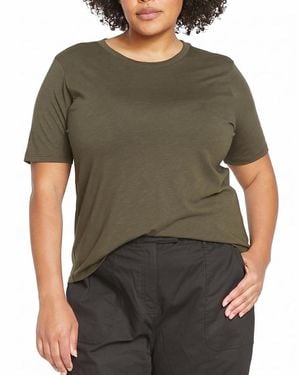 UNIVERSAL STANDARD Plus Light-As-Air Tee Rex - Green