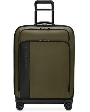 Briggs & Riley Expandable Spinner Checked Bag - Green