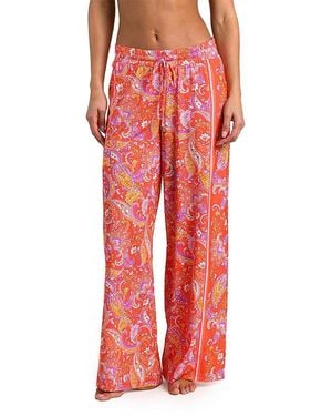 Sunshine 79 Paisley Daze Pants - Red