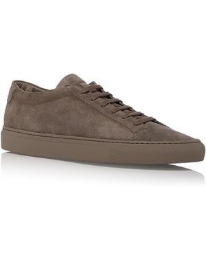 Common Projects Achilles Premium Suede Sneakers - Brown