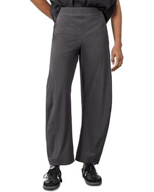 Ruti Petites The On The Loose Barrel Work Pants - Gray