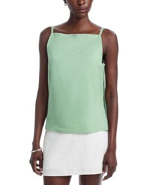 Theory Line Viscose Apron Top - Green