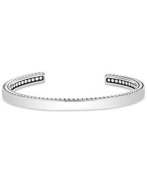 Lagos Sterling Anthem Cuff Bracelet - Black