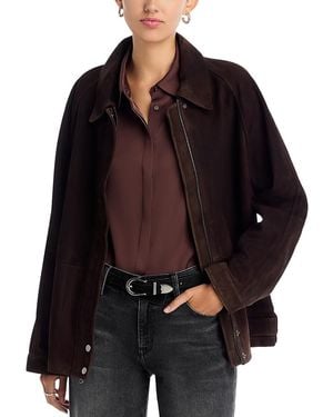 Kobi Halperin Bronze Suede Jacket - Black