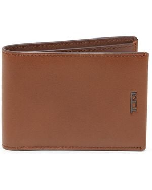 Tumi Double Billfold Wallet - Brown