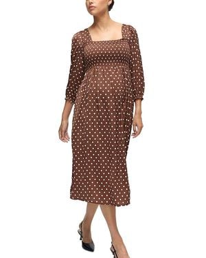 Ingrid & Isabel The Breeze Maternity Dress - Brown