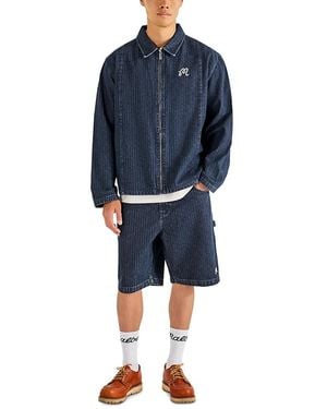 Malbon Relaxed Fit Foreman Jacket - Blue