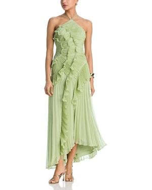 AMUR Lorelie Halter Gown in Blue | Lyst