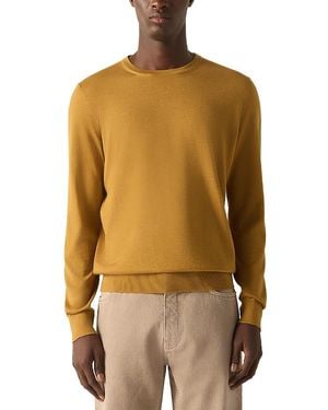 ZEGNA Cashseta Cashmere Blend Crewneck Sweater - Natural