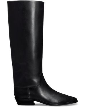 Reformation Dominique Knee High Boots - Black
