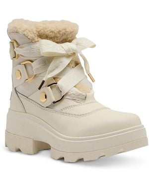 Sorel X Aspen Joan Fwrd Cozy Waterproof Boots - Natural