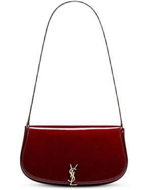 Saint Laurent Mini Voltaire Bag - Red