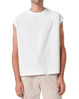 Agolde Leonard Crewneck Tank - White