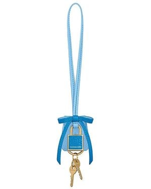 Maison De Sabre The Bow Padlock Charm - Blue