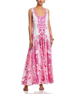 CAMILLA Jersey Tank Dress - Pink