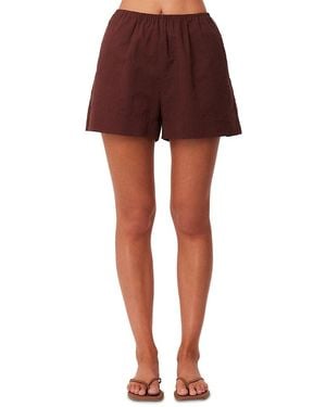 SNDY'S Ismene Pull-On Shorts - Red