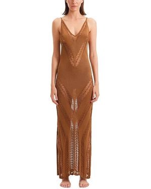 Moeva Mimi Cover Up Dress Resortwear - Brown