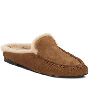 Vince Tevin Shearling Loafers - Brown