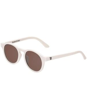 Babiators Keyhole With Amber Lenses Sunglasses - White