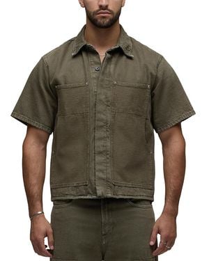 Hudson Jeans Cotton Carpenter Shirt - Green