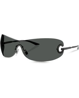 Dolce & Gabbana Twist Mania Butterfly Sunglasses, 141Mm - Gray