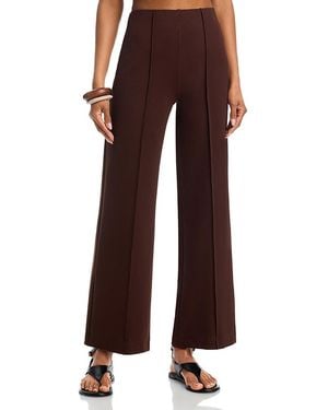 Aqua Pull On Bootcut Pants - Brown