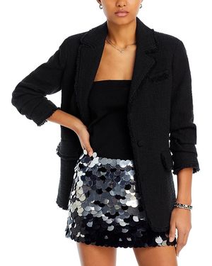 Cinq À Sept Khloe Boucle Blazer - Black