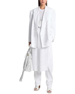 Michael Kors Shawn Linen Blazer - White