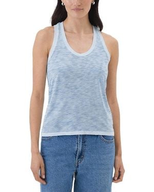 Goldie Lewinter Coastal Sunwash Racerback Tank Top - Blue
