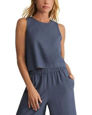 Z Supply Sloane Linen Top - Blue