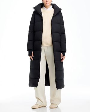 Herno Hooded Quilted Maxi Coat - Black
