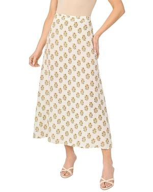 Cece A Line Maxi Skirt - Natural