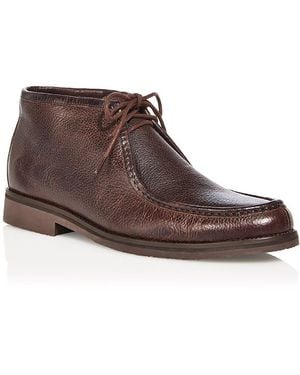 Peter Millar Tempest Pebble Grain Leather Boot - Brown