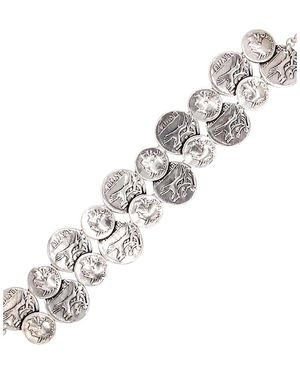 CXC Gladiator Coin Choker - White