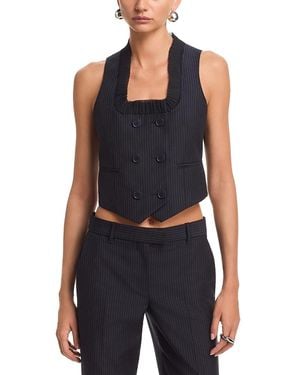 McQueen Double Breasted Waistcoat - Blue