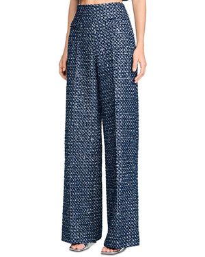 Sandro Straight Leg Pants - Blue