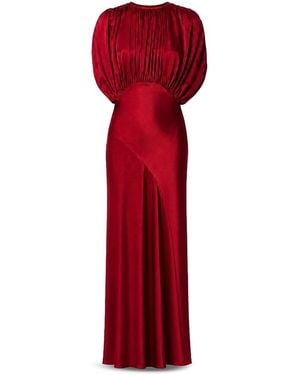 TOVE Coco Silk Dress - Red