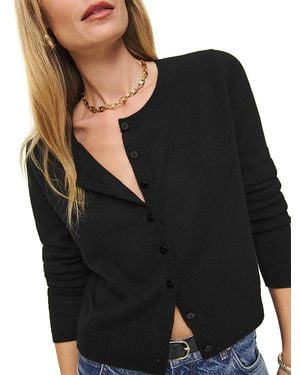 Reformation Clara Cashmere Cardigan - Black