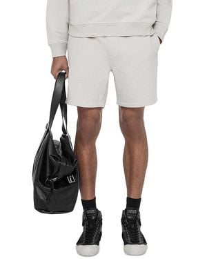 AllSaints Aston Cotton 6.7 Elastic Sweat Shorts - White